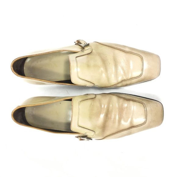Prada Loafers Shoes Size 8 UK/9 US Beige Leather main image 4